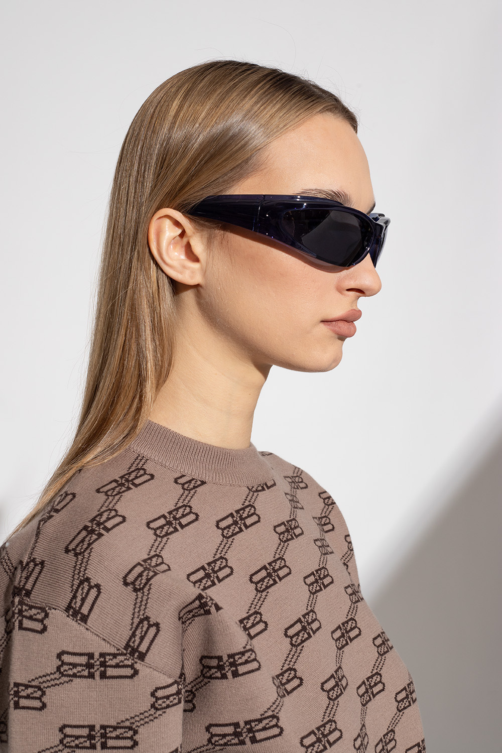 Balenciaga 'Reverse Xpander Rectangle' sunglasses | Men's